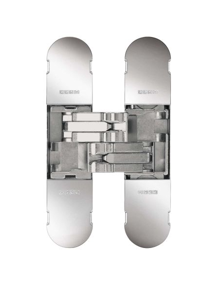 Cerniera invisibile regolabile per porta Ceam 1129 - zama nichelato