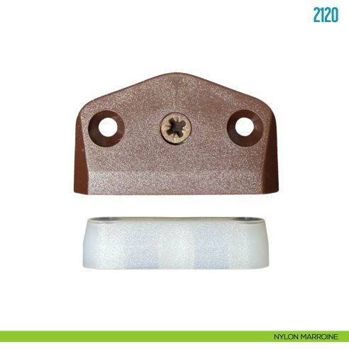 Giunzione per mobile in nylon Ceam 2120 - Nylon Marrone