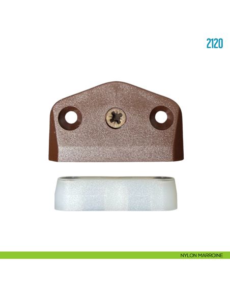 Giunzione per mobile in nylon Ceam 2120 - Nylon Marrone