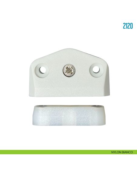 Giunzione per mobile in nylon Ceam 2120 - Nylon Bianco