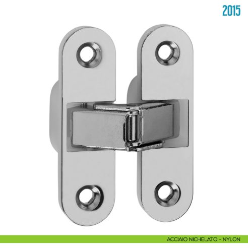 Cerniera a scomparsa per porta Ceam 2015 - acciaio nichelato - nylon