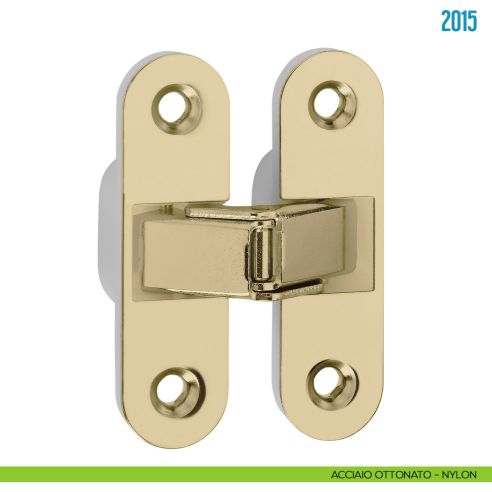 Cerniera a scomparsa per porta Ceam 2015 - acciaio ottonato - nylon