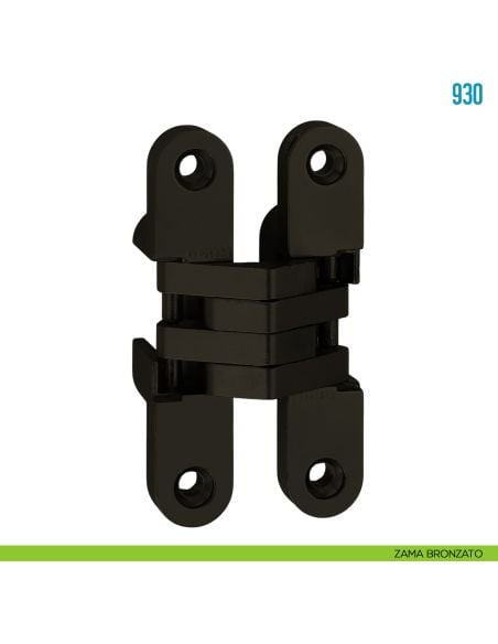 Cerniera a scomparsa per porta Ceam 930 - zama bronzato