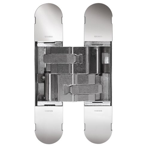 Cerniera invisibile regolabile per porte pesanti Ceam 1131S - zama nichelato