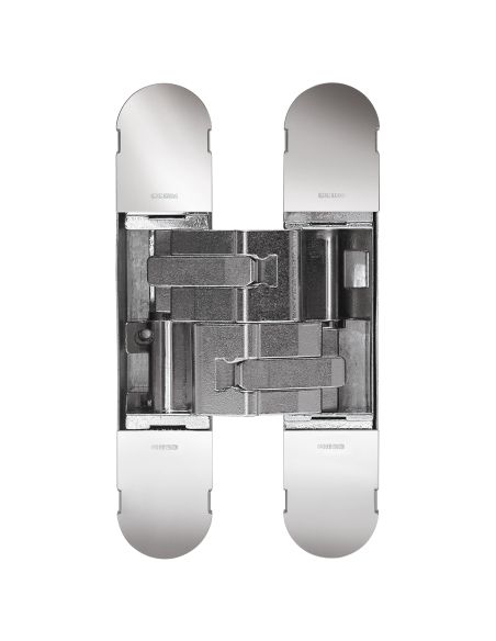 Cerniera invisibile regolabile per porte pesanti Ceam 1131S - zama nichelato