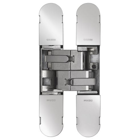 Cerniera invisibile regolabile per porta Ceam 1130S - zama nichelato