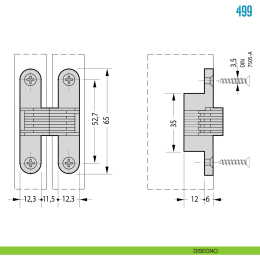 Cerniera a scomparsa per mobile Ceam 499 2