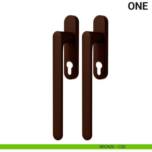 Maniglione per alzante scorrevole One Colombo Design accoppiato Mood Collection bronze