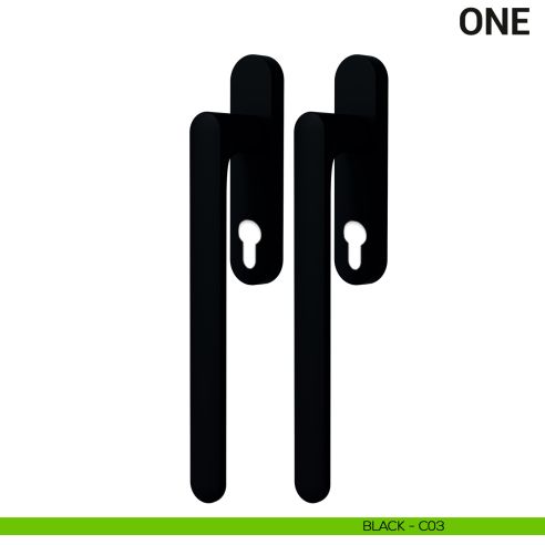 Maniglione per alzante scorrevole One Colombo Design accoppiato Mood Collection black