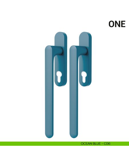 Maniglione per alzante scorrevole One Colombo Design accoppiato Mood Collection ocean blue