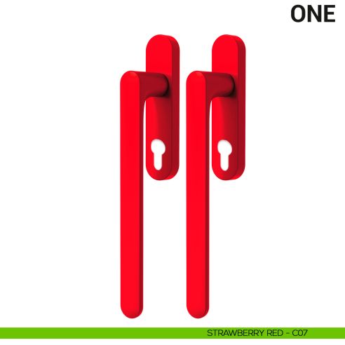Maniglione per alzante scorrevole One Colombo Design accoppiato Mood Collection strawberry red