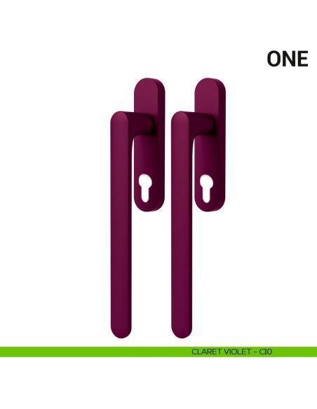 Maniglione per alzante scorrevole One Colombo Design accoppiato Mood Collection claret violet