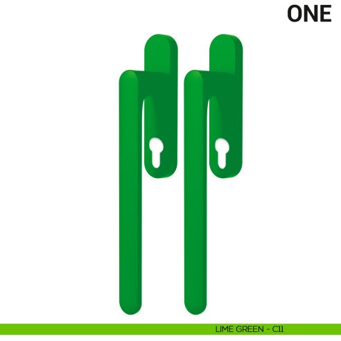 Maniglione per alzante scorrevole One Colombo Design accoppiato Mood Collection lime green