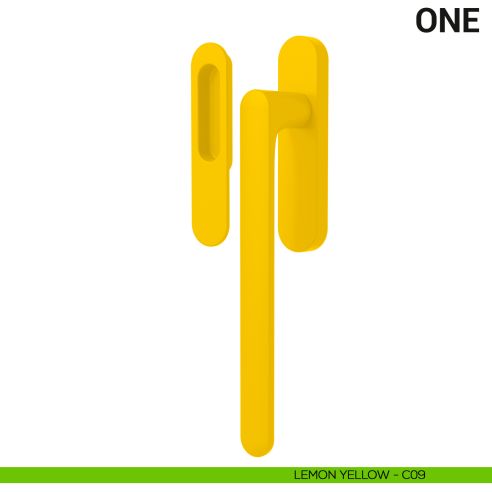 Maniglione per alzante scorrevole One Colombo Design singolo Mood Collection lemon yellow