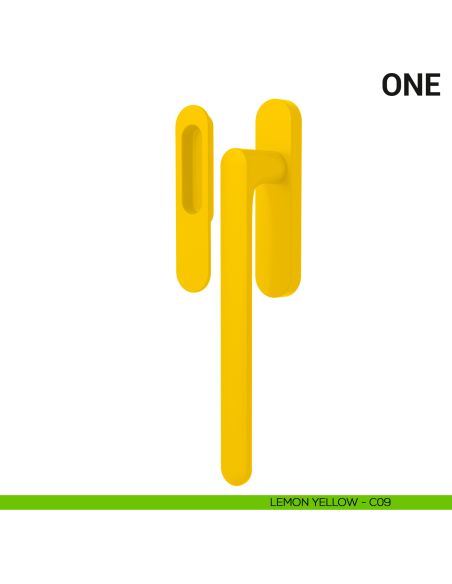 Maniglione per alzante scorrevole One Colombo Design singolo Mood Collection lemon yellow