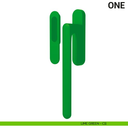 Maniglione per alzante scorrevole One Colombo Design singolo Mood Collection lime green