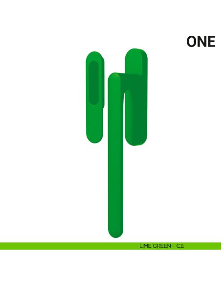 Maniglione per alzante scorrevole One Colombo Design singolo Mood Collection lime green