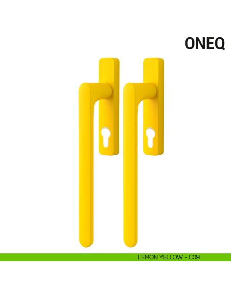 Maniglione per alzante scorrevole One Colombo Design accoppiato Mood Collection lemon yellow