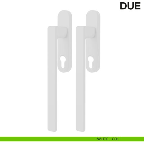 Maniglione per alzante scorrevole Due Colombo Design accoppiato Mood Collection white