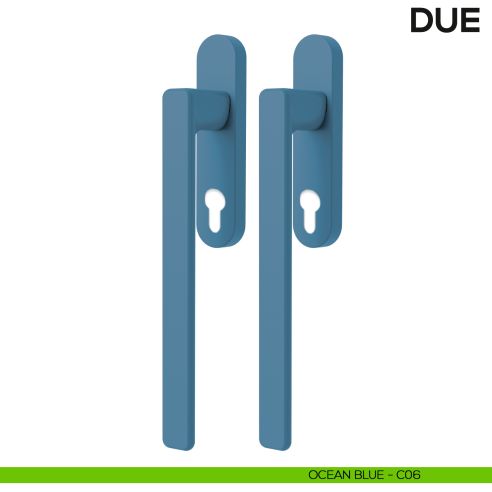 Maniglione per alzante scorrevole Due Colombo Design accoppiato Mood Collection ocean blue
