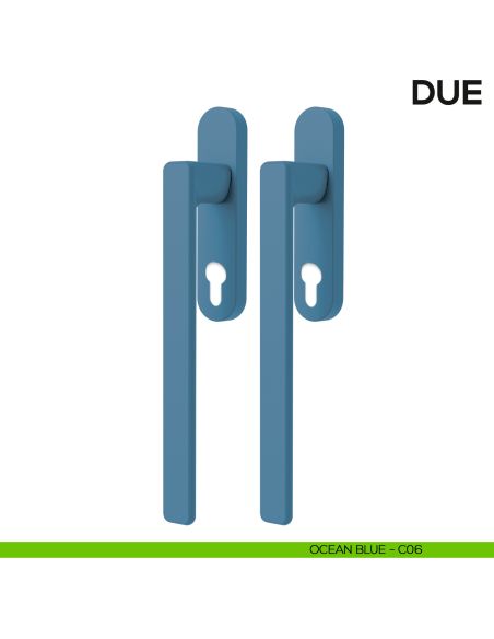 Maniglione per alzante scorrevole Due Colombo Design accoppiato Mood Collection ocean blue