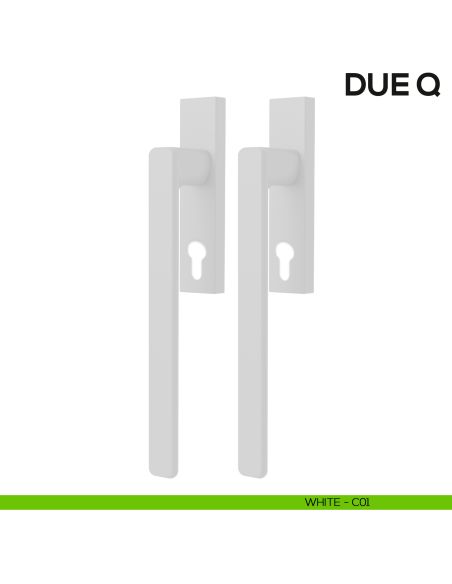 Maniglione per alzante scorrevole Due Colombo Design accoppiato Mood Collection white