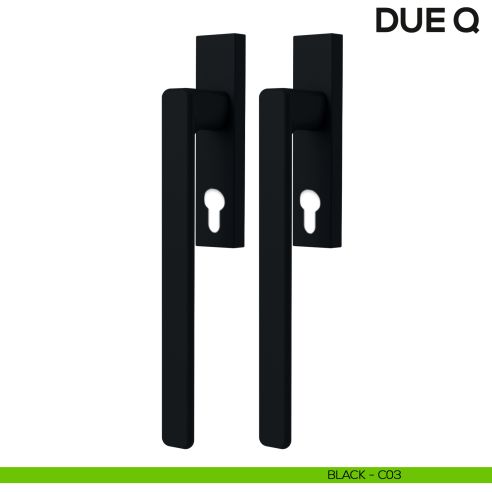 Maniglione per alzante scorrevole Due Colombo Design accoppiato Mood Collection black