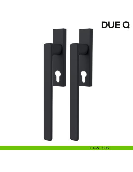 Maniglione per alzante scorrevole Due Colombo Design accoppiato Mood Collection titan