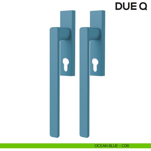 Maniglione per alzante scorrevole Due Colombo Design accoppiato Mood Collection ocean blue