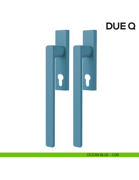 Maniglione per alzante scorrevole Due Colombo Design accoppiato Mood Collection ocean blue