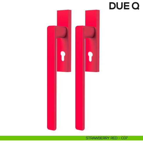 Maniglione per alzante scorrevole Due Colombo Design accoppiato Mood Collection strawberry red
