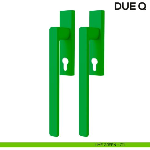 Maniglione per alzante scorrevole Due Colombo Design accoppiato Mood Collection lime green