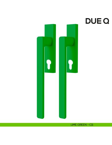 Maniglione per alzante scorrevole Due Colombo Design accoppiato Mood Collection lime green