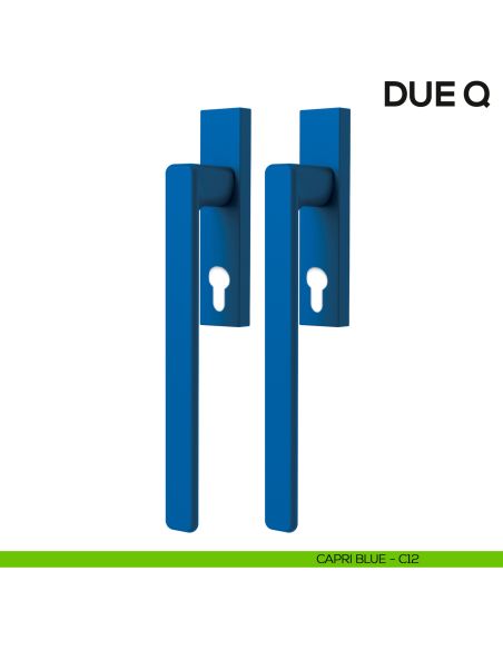 Maniglione per alzante scorrevole Due Colombo Design accoppiato Mood Collection capri blue