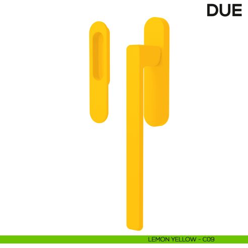 Maniglione per alzante scorrevole Due Colombo Design singolo Mood Collection lemon yellow