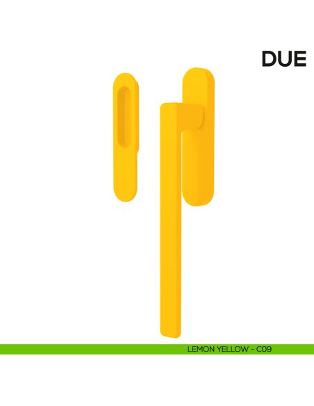 Maniglione per alzante scorrevole Due Colombo Design singolo Mood Collection lemon yellow