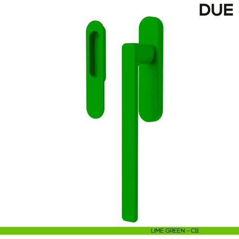 Maniglione per alzante scorrevole Due Colombo Design singolo Mood Collection lime green