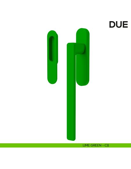Maniglione per alzante scorrevole Due Colombo Design singolo Mood Collection lime green