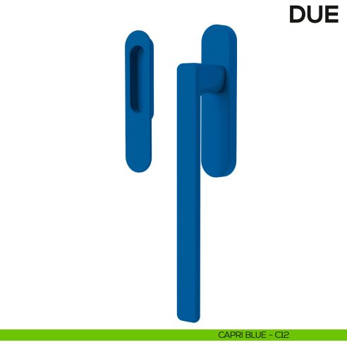 Maniglione per alzante scorrevole Due Colombo Design singolo Mood Collection capri blue