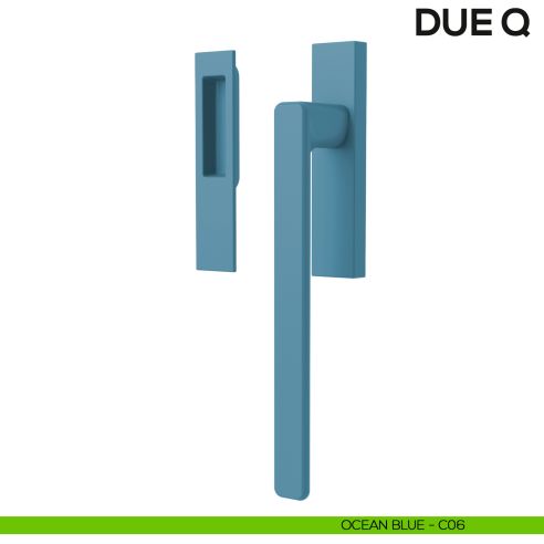 Maniglione per alzante scorrevole Due Colombo Design singolo Mood Collection ocean blue