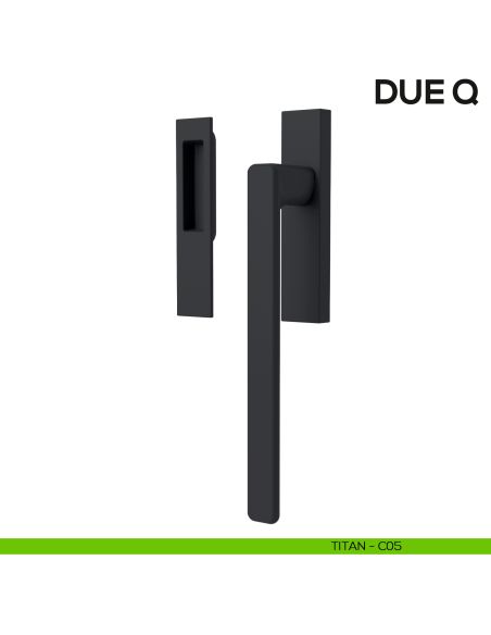 Maniglione per alzante scorrevole Due Colombo Design singolo Mood Collection titan