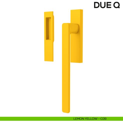 Maniglione per alzante scorrevole Due Colombo Design singolo Mood Collection lemon yellow