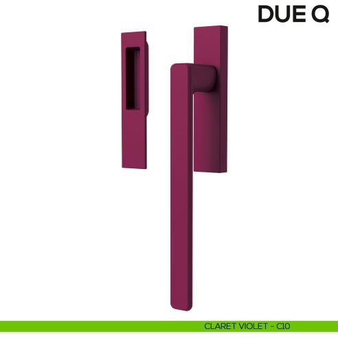 Maniglione per alzante scorrevole Due Colombo Design singolo Mood Collection claret violet