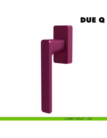 Maniglia per finestra martellina DK Due Q Colombo Design Mood Collection claret violet