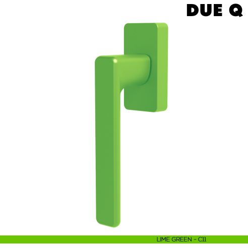 Maniglia per finestra martellina DK Due Q Colombo Design Mood Collection lime green