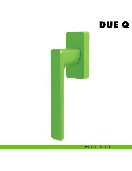 Maniglia per finestra martellina DK Due Q Colombo Design Mood Collection lime green