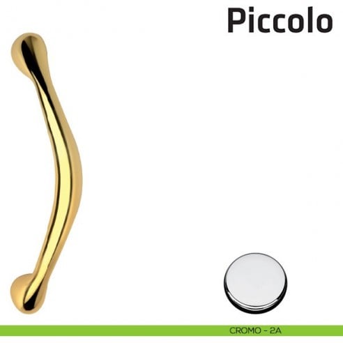 Maniglione per porta Piccolo Comit singolo cromo lucido