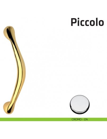 Maniglione per porta Piccolo Comit accoppiato cromo lucido