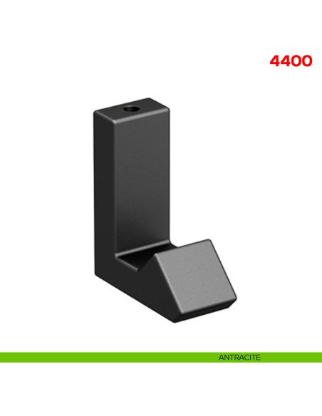 Appendiabiti a muro in metallo Mital 4400 antracite