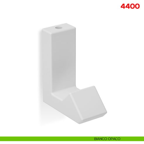 Appendiabiti a muro in metallo Mital 4400 bianco opaco